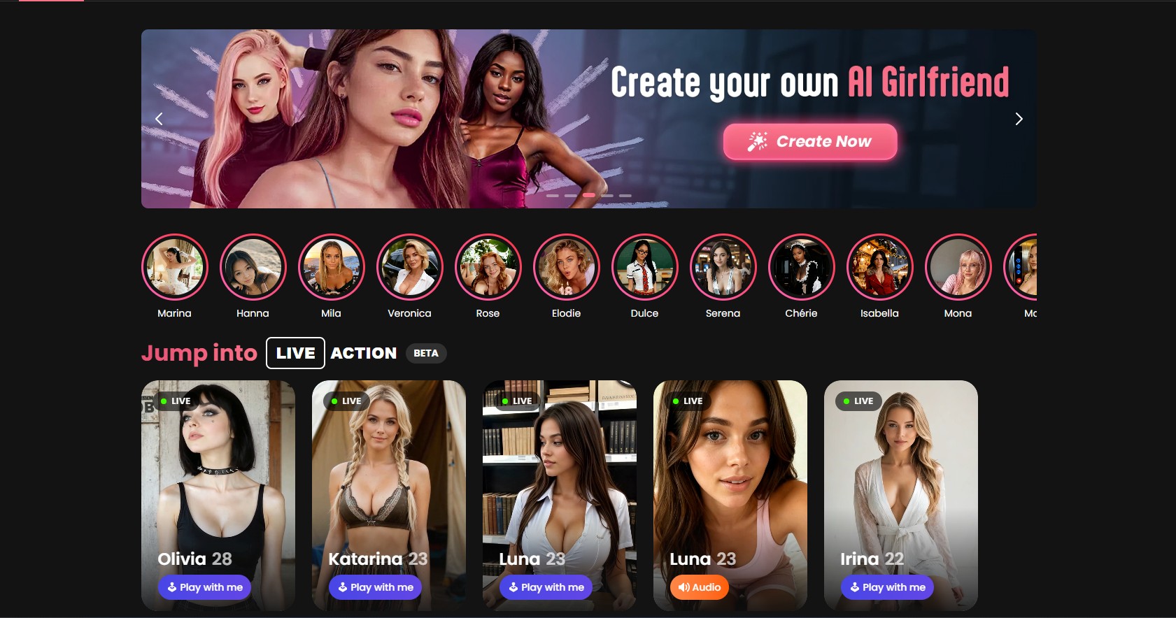 Candy AI companion platform — personalized conversations and character variety