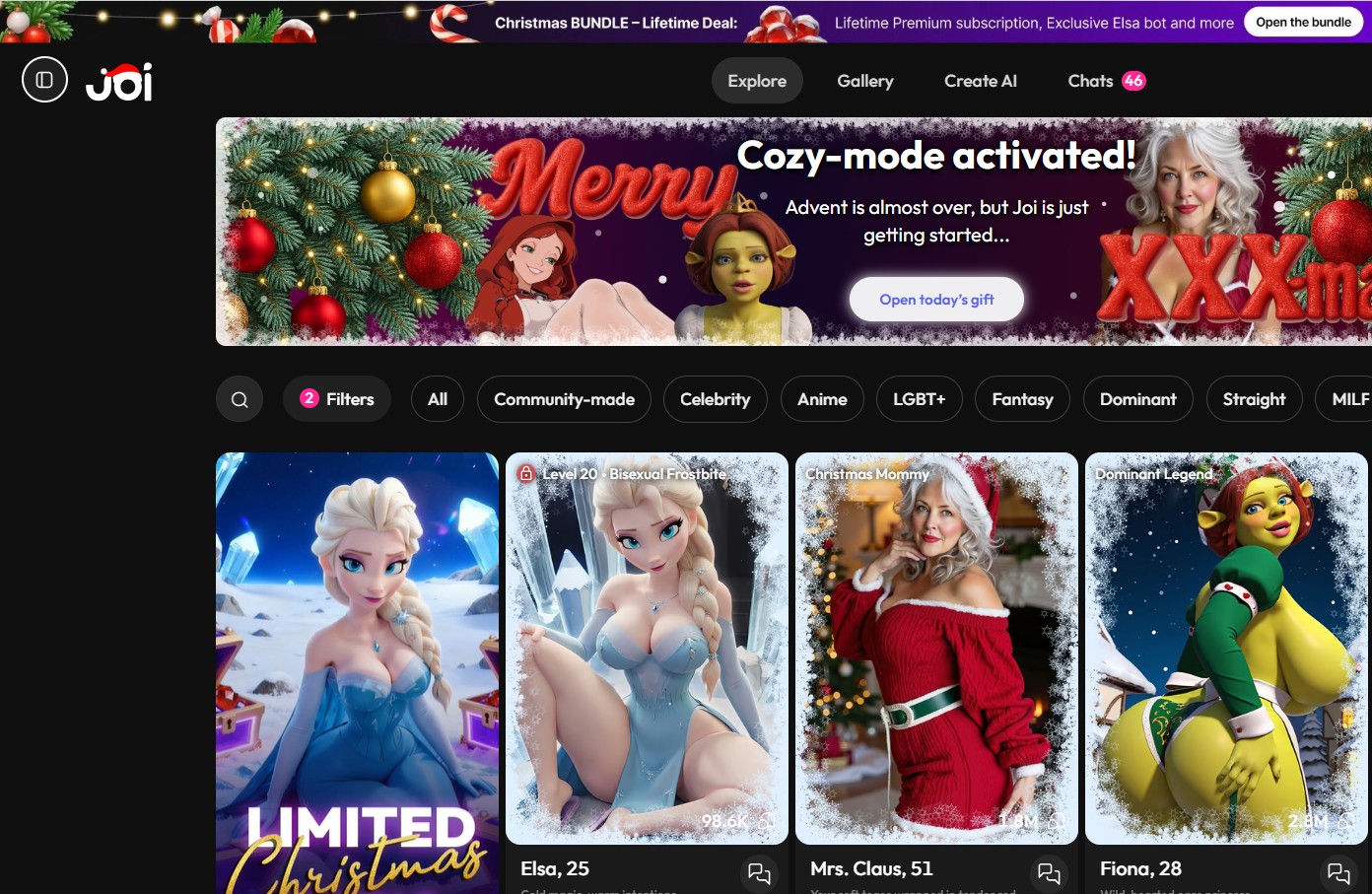 Joi — premium AI companion platform